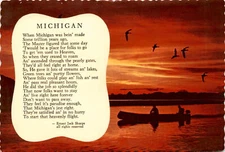 Vintage Michigan Postcard: Paradise Found in the Great Lakes