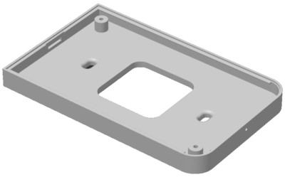 Wandhalterung Rückplatte für Ubiquiti Unifi In Wall UAP-AC-IW - INWALL