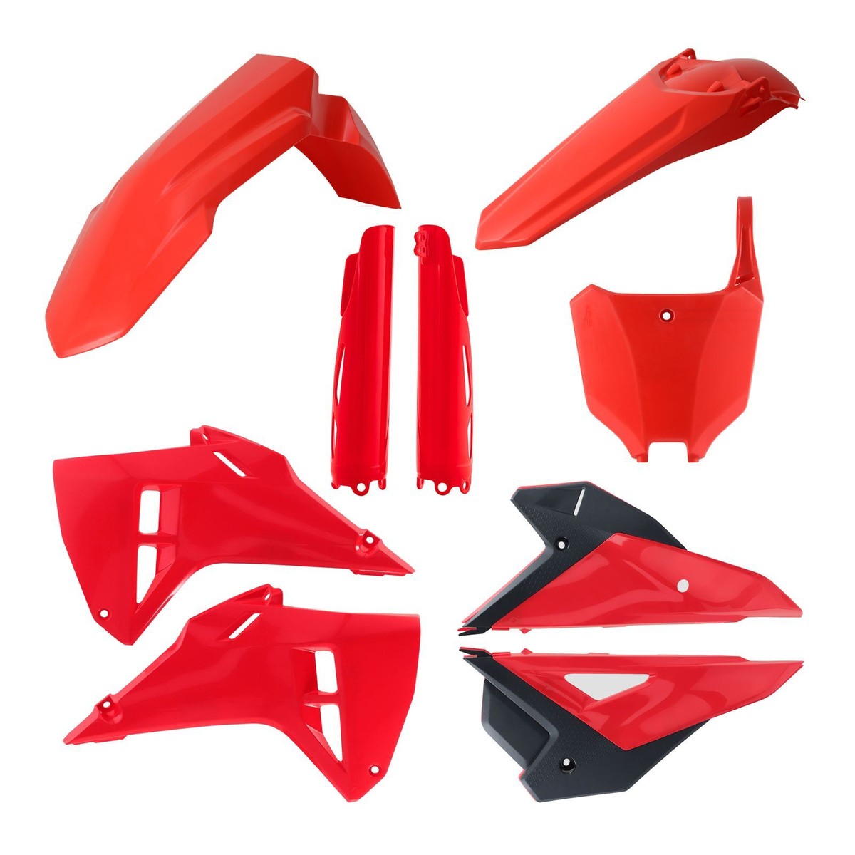Acerbis Plastic Kit - Full - Original - '25 - Red/Black