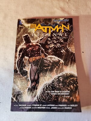 BATMAN ETERNAL VOL 1-SCOTT SNYDER/TYNION/FABOK/JANIN-480 PAGES-OOP 2014