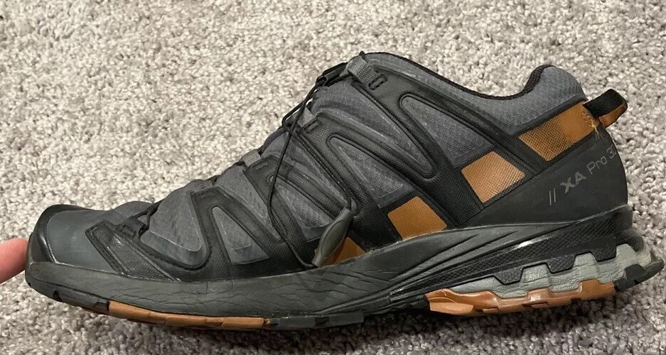 Salomon Uomo XA Pro 3D Nero Scarpe da Trail Running Escursionismo Sneakers Taglia 11 5