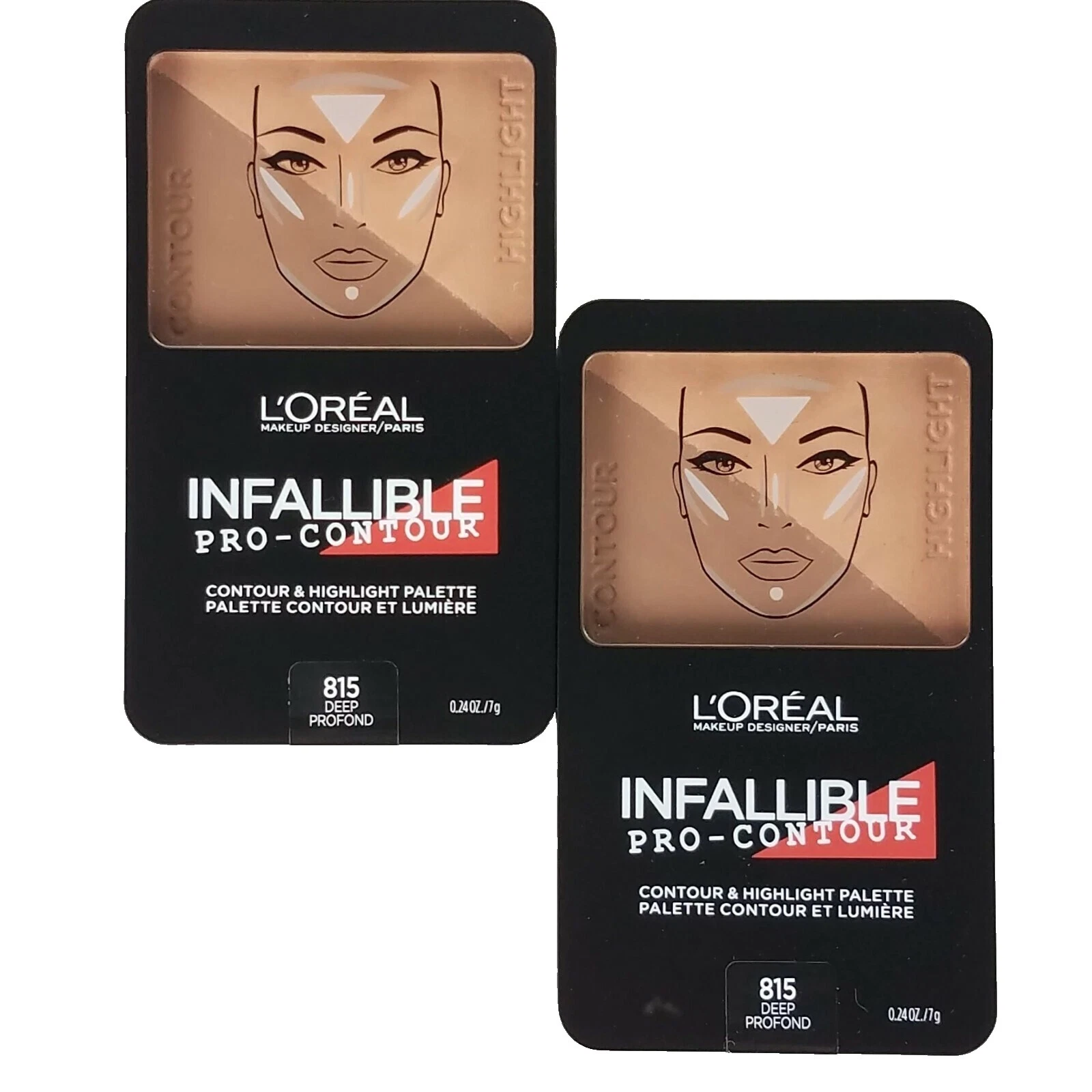 欧莱雅粉饼哑光面部化妆产品