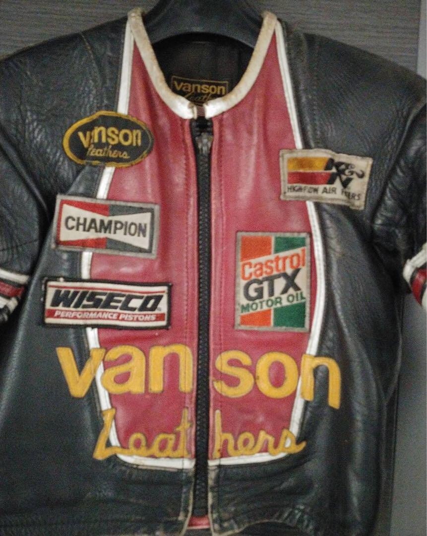 VANSON One Talone Zip Star Leather Riders Mens Jacket Black VANSON One Talone Zip Star Leather Riders Mens Jacket Black