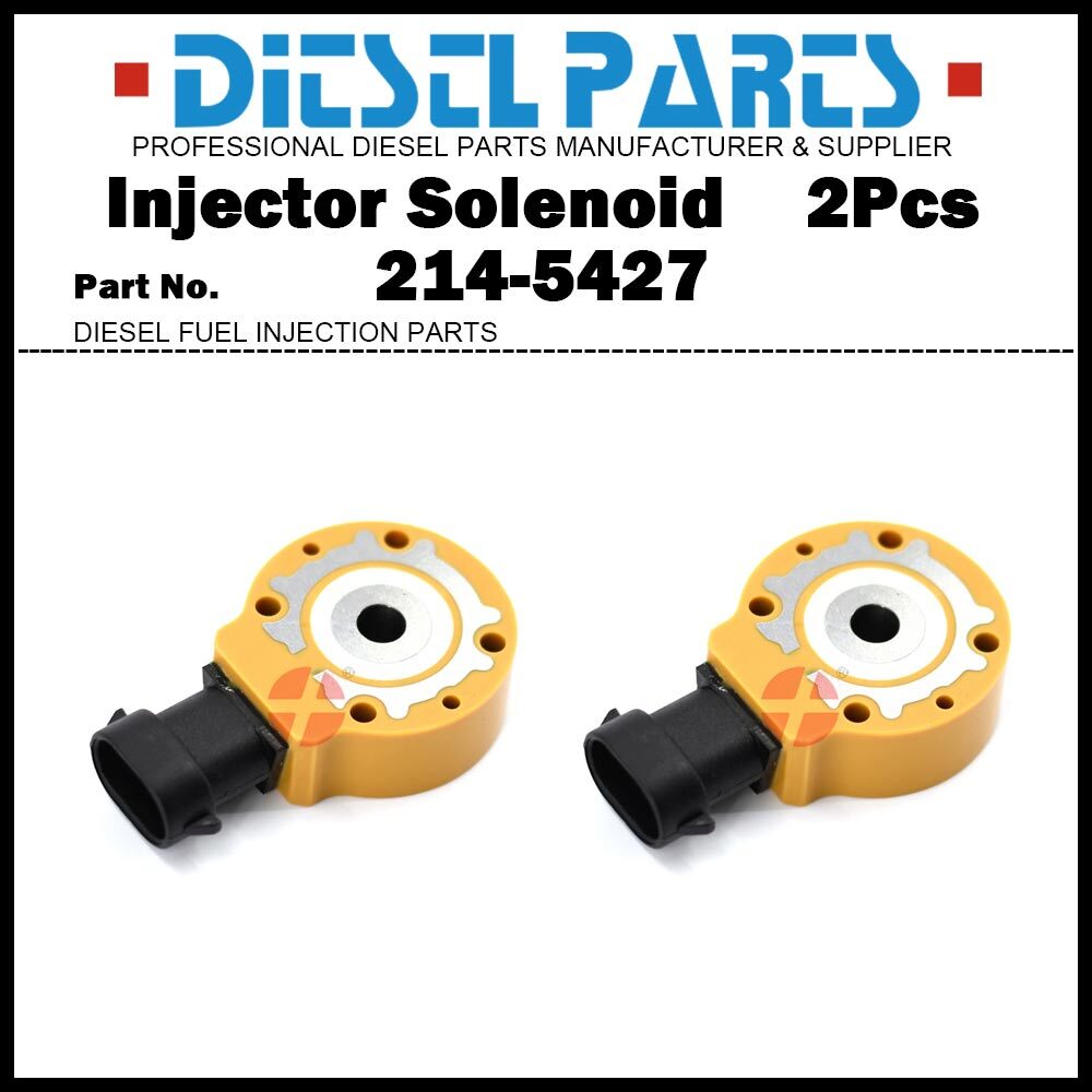 2Pcs Fuel Injector Solenoid 214-5427 for Caterpillar CAT C7 C9
