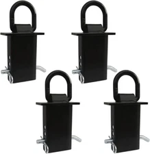 4PCS 16200lbs Trailer Stake Pocket D Ring Tie Downs Fit for Flated Trucks and...