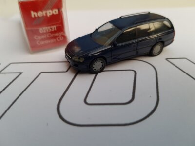 Opel Omega Caravan CD Herpa 1/87 With Box