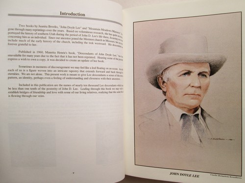 SOME DESCENDANTS OF JOHN DOYLE LEE by Lorraine Richardson Manderscheid 1996 HC - Picture 6 of 11