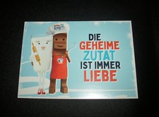 Werbeartikel Postkarte Milky und Schoki von 2023 Die geheime Zutat