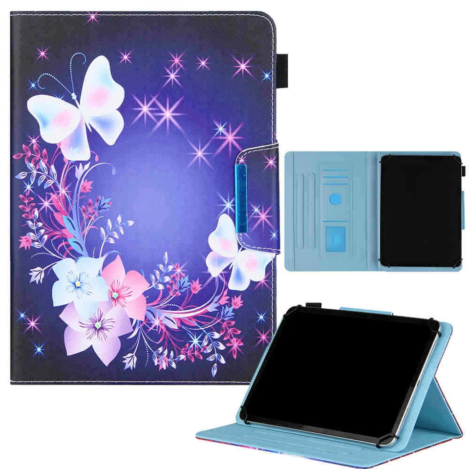 Universal 10.1" 8" 7 inch Android Tablet Case Kids Flip Stand Leather Case Cover - Image 4 of 4