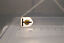 Miniaturansicht 10  - altes Abzeichen Kragenknopf Messing Emaille weiß schwarz gold TQ Wappen 4,77 g