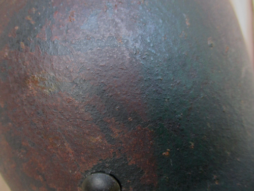 ORIGINAL genuine WW2 GERMAN WH ARMY m42 STEEL HELMET with camo paint READ LIST - Picture 22 of 24
