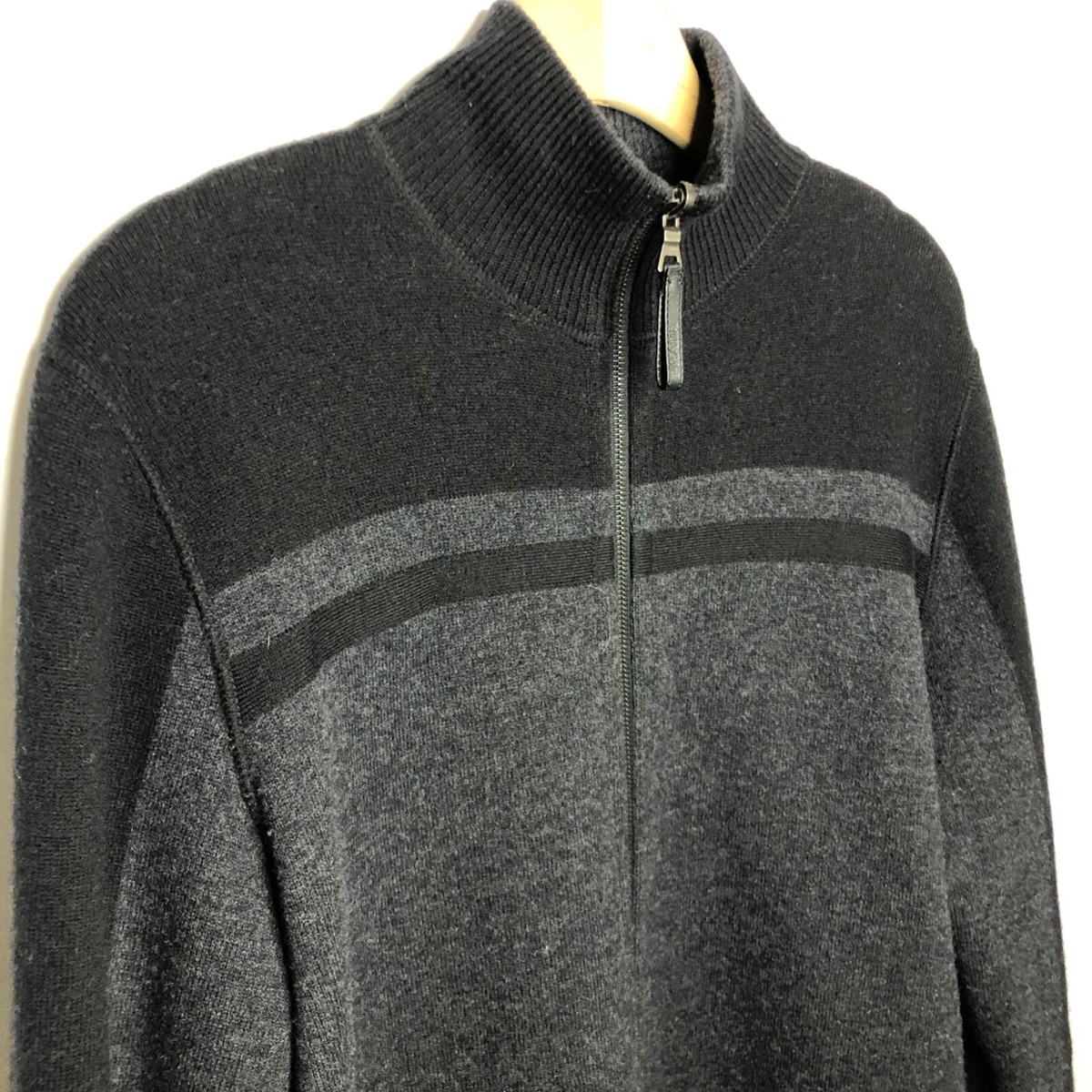 PRADA Zip Sweater Jacket Reversible 2-in-1 High Neck Wool PRADA Zip Sweater Jacket Reversible 2-in-1 High Neck Wool