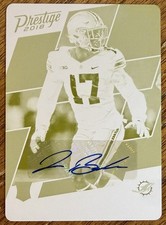 JEROME BAKER 2018 PANINI PRESTIGE ONE OF ONE 1/1 YELLOW PRINTING PLATE AUTO READ