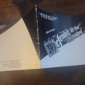 Defender Of The Crown Nintendo NES 1985 Game & Manual | Tested & Working