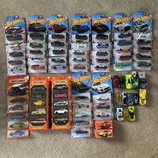 Hot Wheels And Matchbox Diecast Car Lot Of 73 New And Used