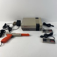 Original Nintendo Entertainment System NES 001 Console Bundle Tested