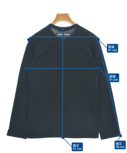 COMME des GARCONS T-shirts/Cut & Sewns Black S 2200679835035 - Foto 6 di 6
