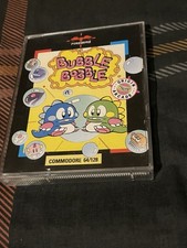Bubble Bobble Cassette Game COMMODORE 64/128 Firebird - VGC TESTED