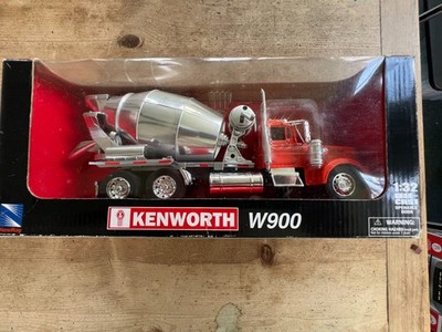 New-Ray Kenworth Toy Truck Long Hauler Cement Truck Model W900 1:32 Scale