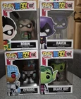 Teen Titans Go Original Set 4 Funko Pop Pops 107 108 109 110 Robin