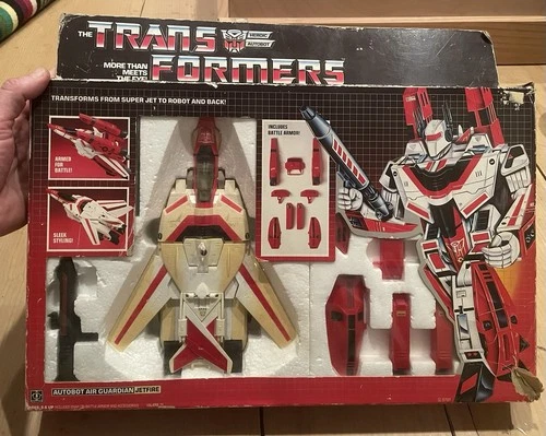 1984 Transformers Autobot Guardian Jetfire With Original Box G1
