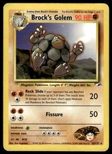 Pokemon TCG Gym Heros #20/132 Brock's Golem HP