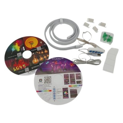 MeRGBW-Home 1m Neon LED Strip, RGB LED Band Neon Seil Lampe, 5V Flexible Neon LE