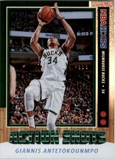 2019-20 Hoops Action Shots #25 Giannis Antetokounmpo - BSK