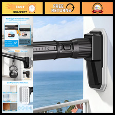 Extra Long Tension Curtain Rod 41-139 Inch, No Drill, Heavy Duty, Adjustable, An