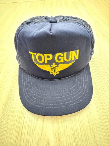 Vintage Top Gun Promo Mesh Trucker Hat Cap
