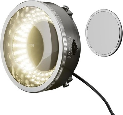 Polarized 96-LED Ring Light Anti Glare Microscope Lamp Illuminator for Soldering