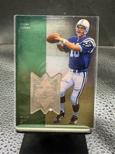 1998 Upper Deck SPx Finite Peyton Manning The New School #311 Rookie Card /4000. rookie card picture