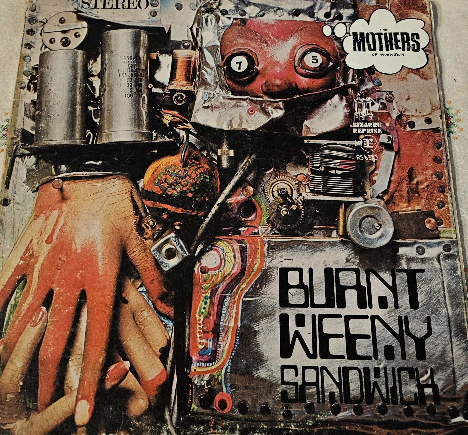 The Mothers of Invention Burnt Weeny Sandwich PS 6370 Reprise Records 1st Press