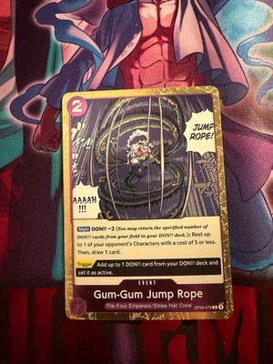 Gum-Gum Jump Rope (Pirate Foil) Op09-079 Premium Booster -The Best- Vol. 2 Foil