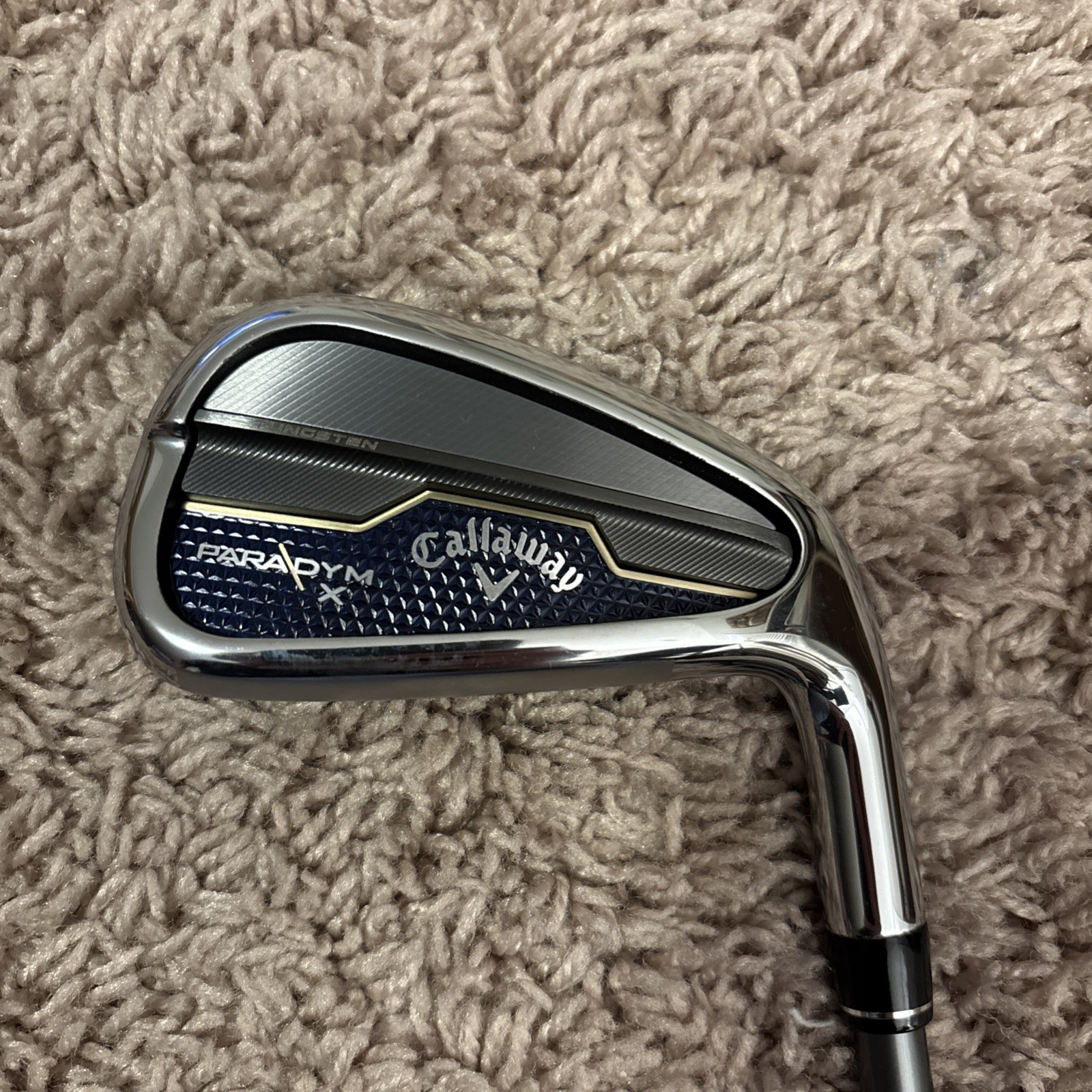 Callaway Paradym Single 7 Iron Project X HZRDUS 5.5 65g Regular Graphite Mens RH