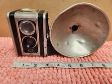 VTG Kodak Original Duaflex Camera w/ Kodak Duaflex Flasholder Kodet Lens ESTATE