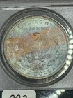 1885 $1 MORGAN SILVER DOLLAR PCGS MS64 Beautiful Toner Old Green Holder!