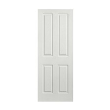 White 4 Panel Internal Door Primed Moulded Chester, Grained, 1981x762mm