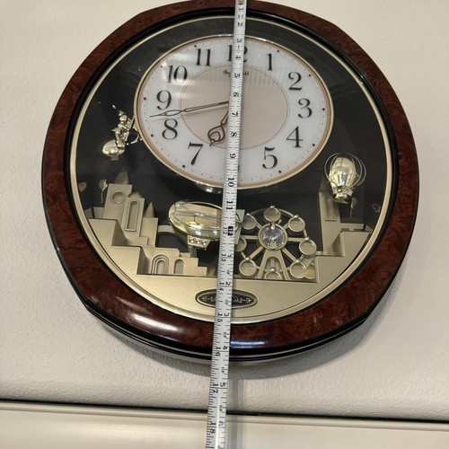 Rhythm Clocks Joyful Land Musical Motion Clock (4MH850WD23) - Picture 10 of 11