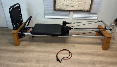 AeroPilates Pro XP 55-5555B Pilates Reformer with Elevated Stand & 4 Cords