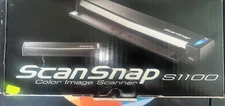 Fujitsu ScanSnap S1100 Color Image Scanner For Windows And Mac CIB Tested