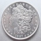 1887 Philadelphia Morgan $1 Silver Dollar .9 Silver U.S Seller $.99 Starting Bid