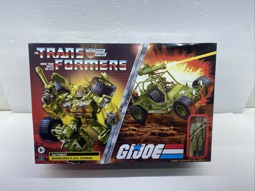 Transformers x G.I. Joe Bumblebee A.W.E. Striker and Stalker Figure - New
