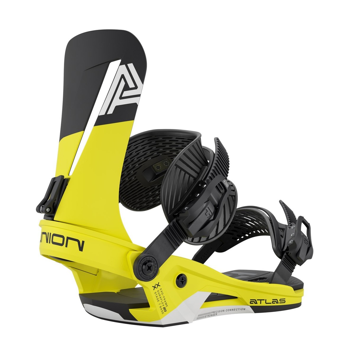 Union Atlas Snowboard Bindings Men's Medium (US 8-10) Hype Yellow