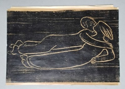 Expressionist Holzschnitt - Eric Gill ?