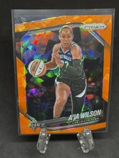 2025 #76 A'Ja Wilson Panini Prizm WNBA Orange Ice Prizm Aces 🔥🔥