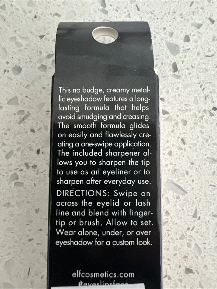 e.l.f. No Budge Shadow Stick Perfect Pearl 0.05 oz - Image 2 of 3