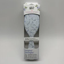 Wet Brush LoveShackFancy Original Detangler Hair Brush English Ivy Blue IN HAND