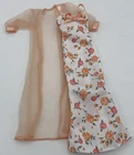 Vtg 1997 Barbie Fashion Avenue 18092 Floral Peach Lingerie Night Gown Set Mattel