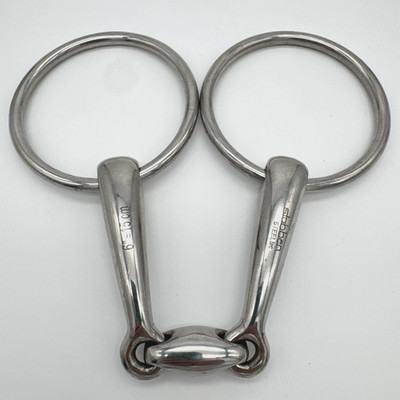 6'' Stubben Steeltec Loose Ring Snaffle Bit